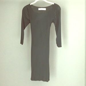 Forest Green Laundry by design Dress 3/4 Sleeve